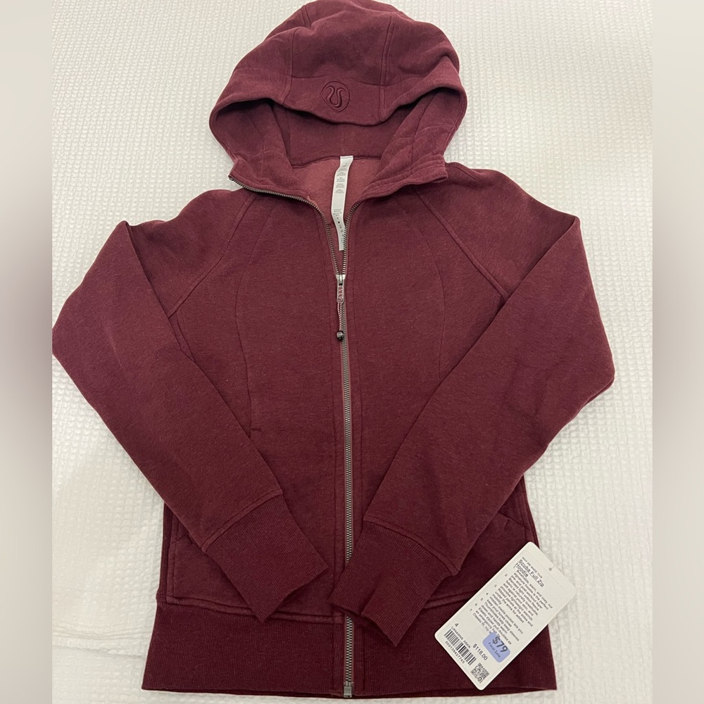 COPY - Lululemon - Scuba Full Zip Hoodie - Size 4 -Color HSKR